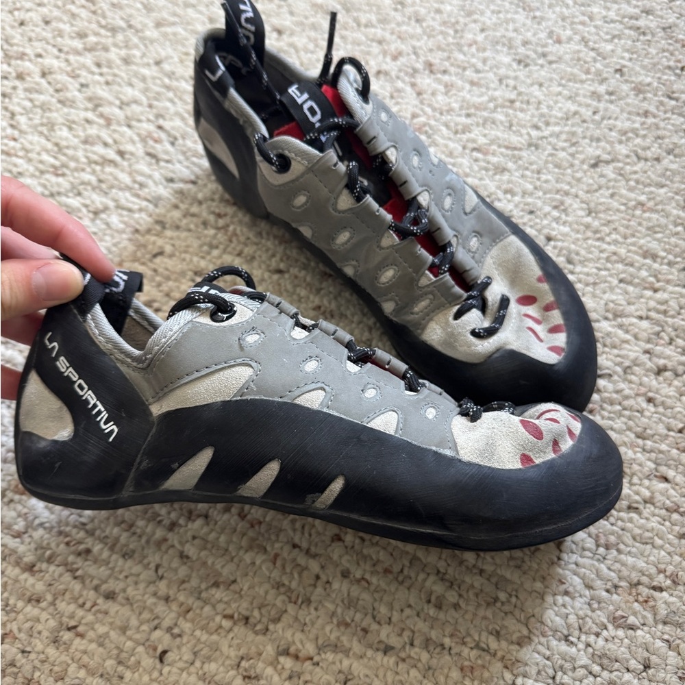 La Sportiva Rock Climbing Shoes & Black Diamond Chalk Bag
